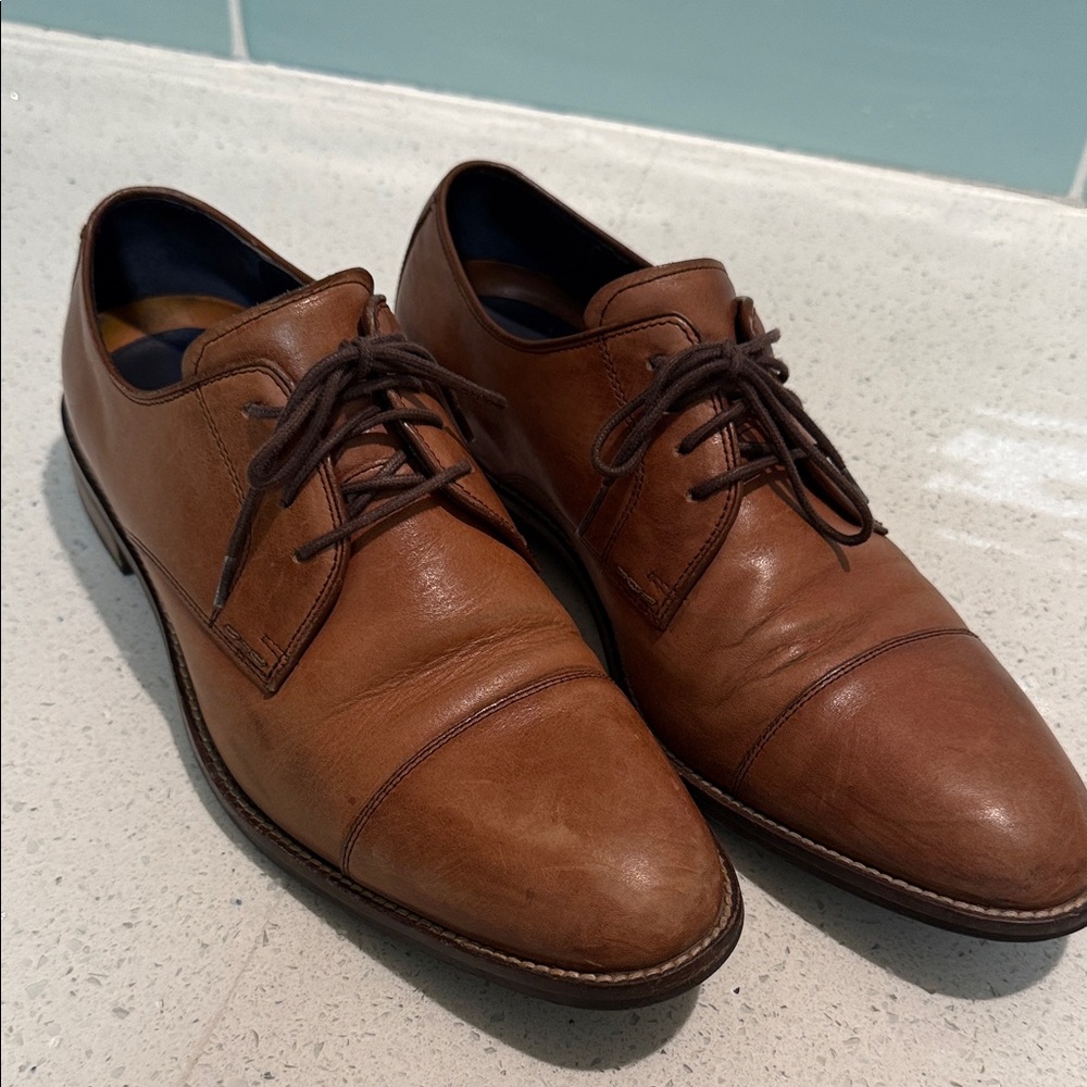 Cole Haan Brown Leather Men's Dress Shoes